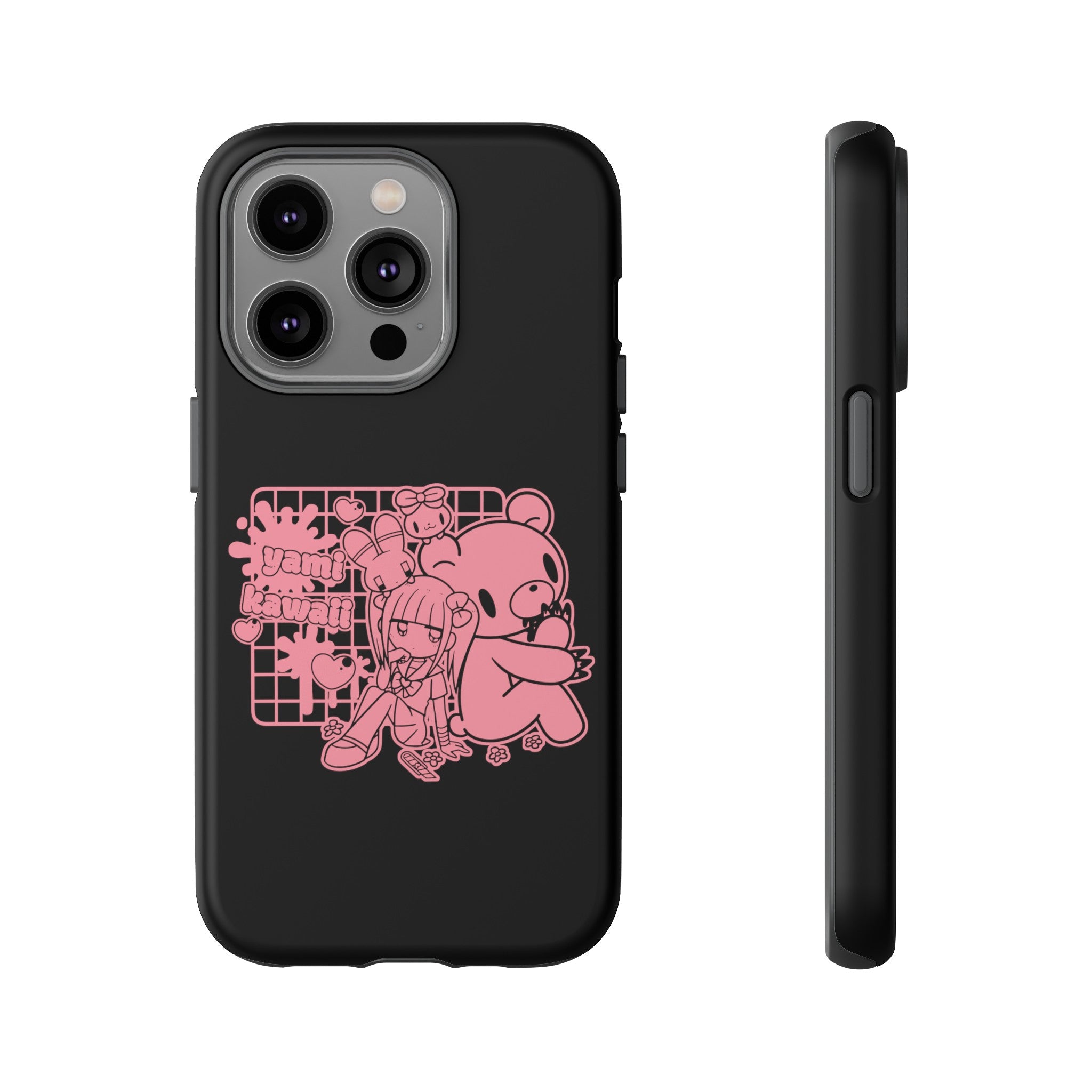 Menherachan X Gloomy Bear Yami Kawaii Phone Case